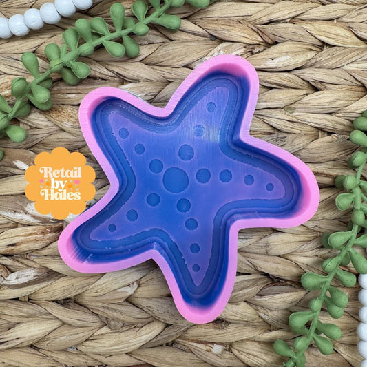Sea Star Freshie Silicone Mold, aroma bead molds, freshie making supplies, animal freshie mold, bestselling freshie molds, starfish mold