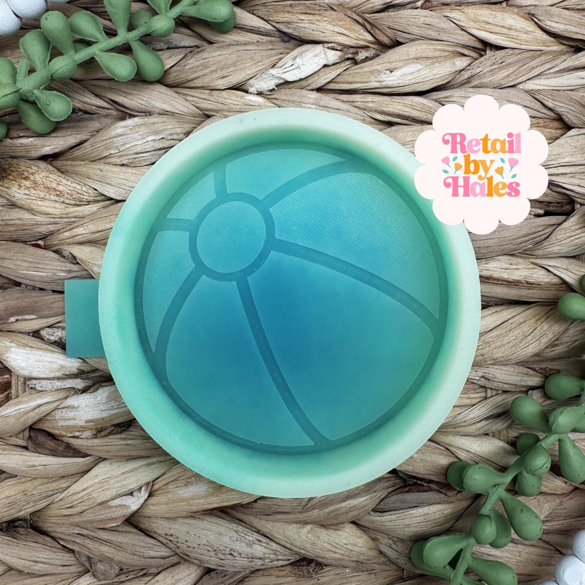 Beach Ball Mold, Summer Freshie Molds, Sun Freshie Mold, Beach Silicone Mold, Easy Freshie Molds for Beginners, Popular Cardstock Molds