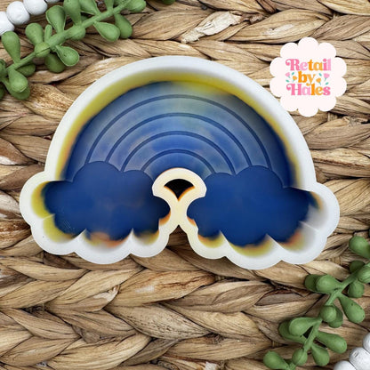 Rainbow Freshie Mold, spring freshie mold, summer freshie mold, simple freshie mold, colorful freshie mold, baby shower freshie mold
