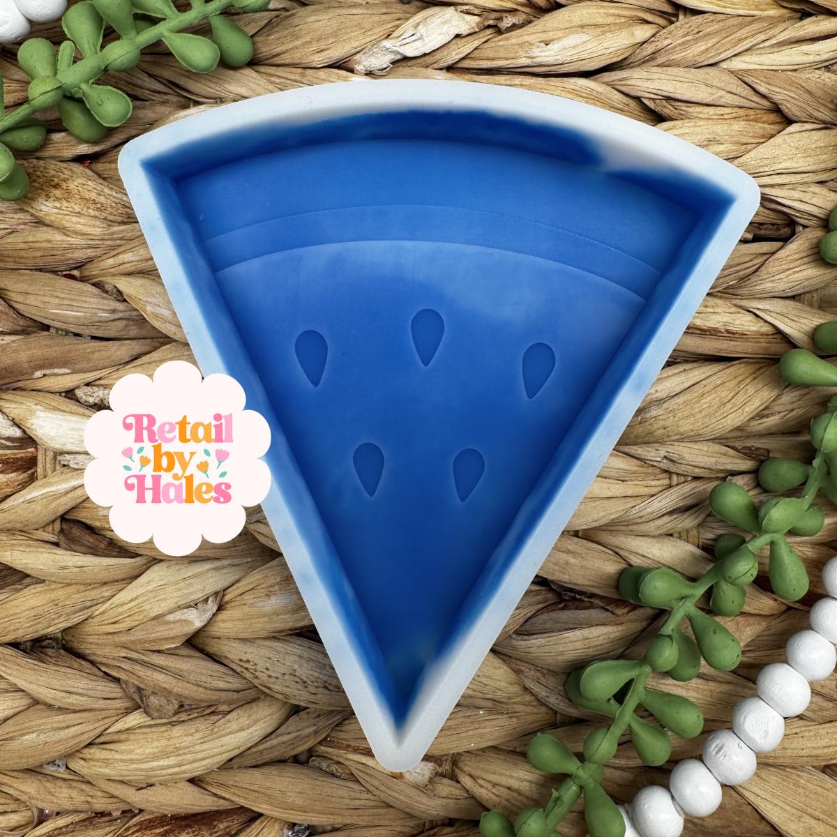 Watermelon Freshie Mold, summer freshie molds, watermelon slice mold, watermelon soap mold, food freshie mold, fruit freshie mold