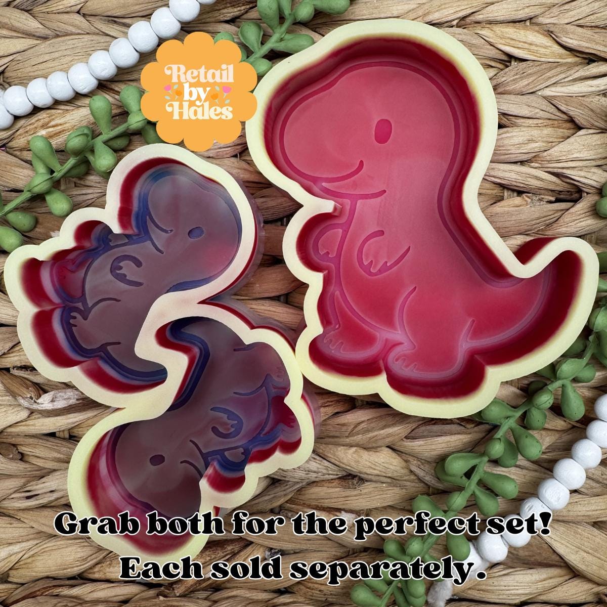 T-Rex Vent Clip Freshie Silicone Mold, aroma bead freshie making supplies, bestselling freshie molds, dinosaur, tyrannosaurus silicone mold