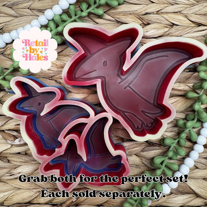 Pterodactyl Vent Clip Freshie Silicone Mold, aroma bead freshie making supplies, bestselling freshie molds, Pterodactyl silicone mold