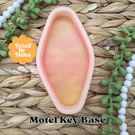 Motel Key Base Freshie Mold, for adult car freshie designs oven safe silicone mold for resin wax melt funny mold for new drivers
