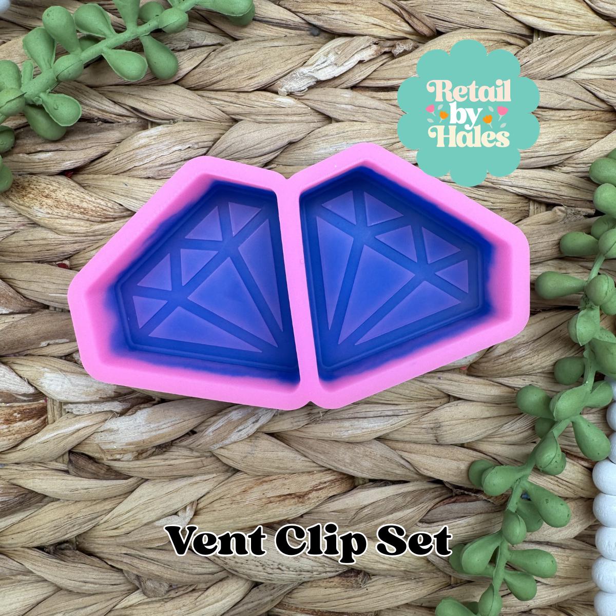 Diamond Vent Clip Freshie Mold, In My Engaged Era Freshie Mold, wedding freshie mold, ring freshie mold, bride freshie mold,
