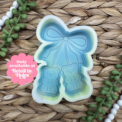 Gummy Bear Cherry Freshie Mold, candy freshie mold, candy shop freshie mold, gummy bear soap mold, gummy bear wax mold, simple freshie mold