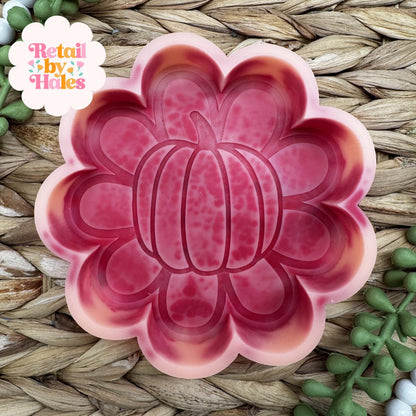 Pumpkin Flower Mold, Halloween Freshie Mold, Fall Freshie Mold, Fall Silicone Mold, Funny Freshie Mold, cute pumpkin mold, Autumn molds