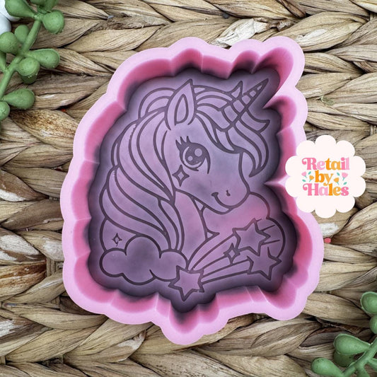 Retro Unicorn Freshie Mold