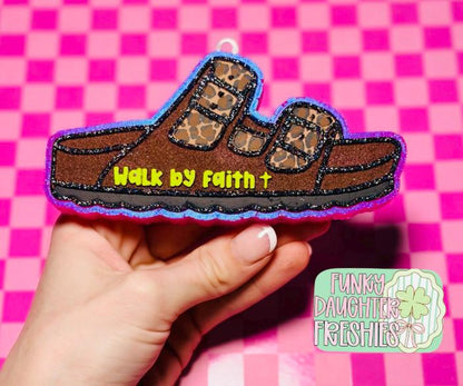 Jerusalem Cruisers freshie mold, Walk by Faith Freshie mold, christian silicone mold, sandal soap mold, Jesus freshie mold, christian molds