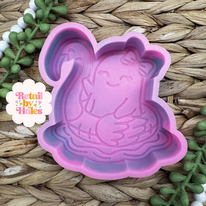 Ghost in Floaty Freshie Mold, Summer Freshie Molds, ghost Silicone Mold, Beach Freshie Molds, Summerween freshie mold