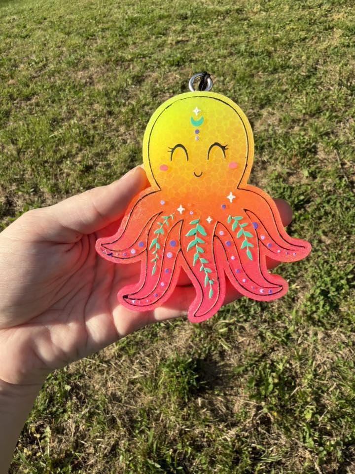 Octopus Freshie Mold, for animal loves wax melt molds for freshies animal freshie mold for beginners silicone mold heat safe soap mold