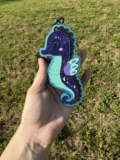 Seahorse Freshie Mold, Animal Silicone Molds, for pet store wax melt mold, seahorse soap mold, freshie supplies for beginners