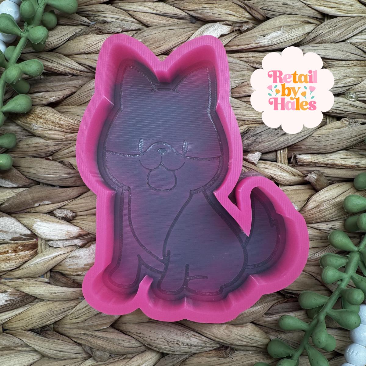 Shiba Inu Freshie Mold, Dog Freshie Mold, Dog Breed Freshie Molds, Freshie Molds for Beginners, Heat Safe Silicone Mold