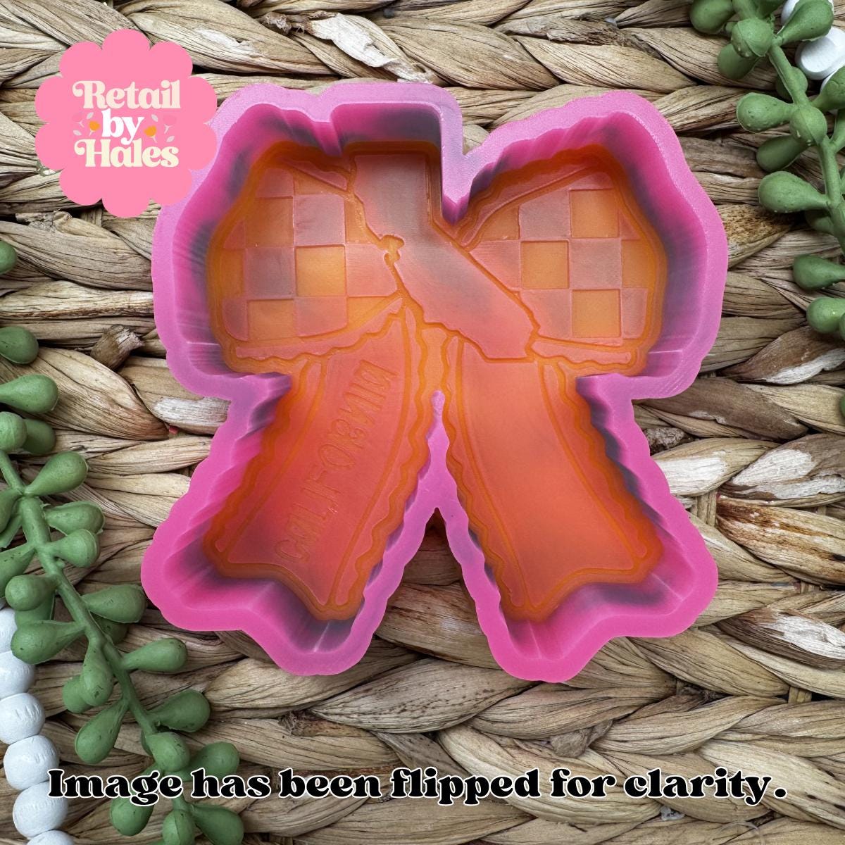 California Bow Freshie Mold, Home State Freshie Molds, USA Freshie Molds, California State Freshie Mold, Cali Freshie