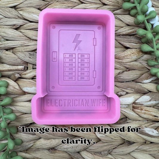 Electrician Wife Freshie Mold, Blue collar wife Wax Melt Mold, electrician freshie mold, electrician wife wax mold