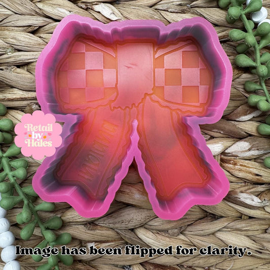 Indiana Bow Freshie Mold, Home State Freshie Molds, USA Freshie Molds, Beginner Aroma Bead Molds, Indiana State Freshie Mold