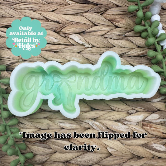 Grandma with Bow Freshie Mold, Grandma Freshie mold, grandma freshie mold, beginner freshie mold, Grandma soap mold, Grandma wax mold