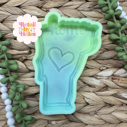 Vermont Freshie Mold, Home State Freshie Molds, USA Freshie Molds, Beginner Aroma Bead Molds, Vermont State Freshie Mold