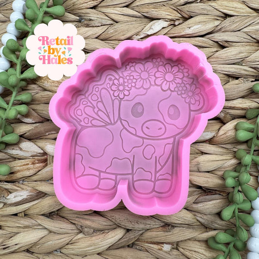 Butterfly Cow Freshie Mold, western freshie molds, ocean freshie molds, vacation freshie, drinking freshie mold, summer freshie mold