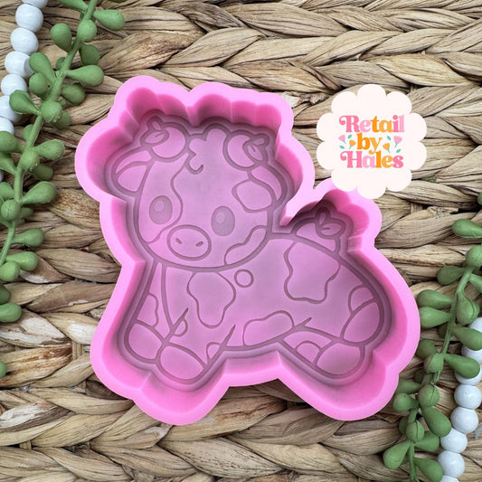 Orange Cow Freshie Mold, Apple cow freshie mold, western freshie molds, orange freshie mold, fruit freshie mold, teacher freshie mold