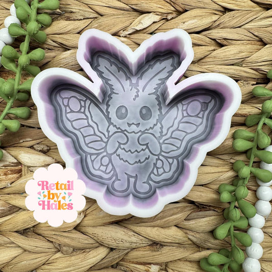 Moth Man Freshie Mold, Mothman monster soap mold, mothman freshie mold, cryptid freshie molds, monster freshie mold