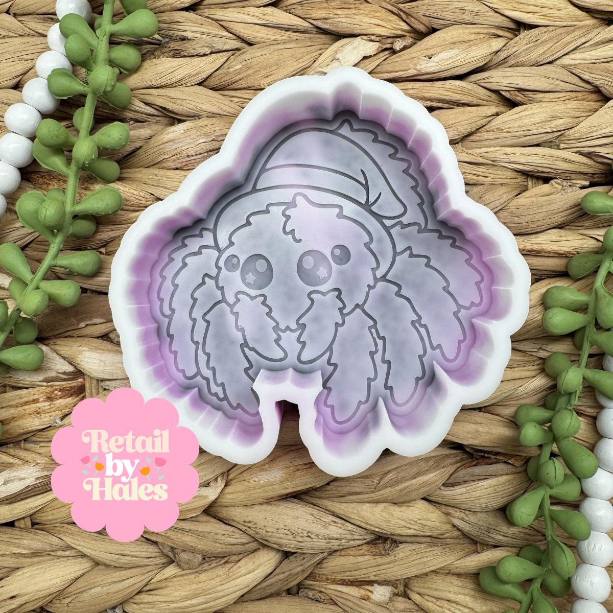 Spider Freshie Mold, Halloween Freshie Mold, Spider Silicone Mold, for wax melts spider soap mold, witch freshie mold, cute spider mold