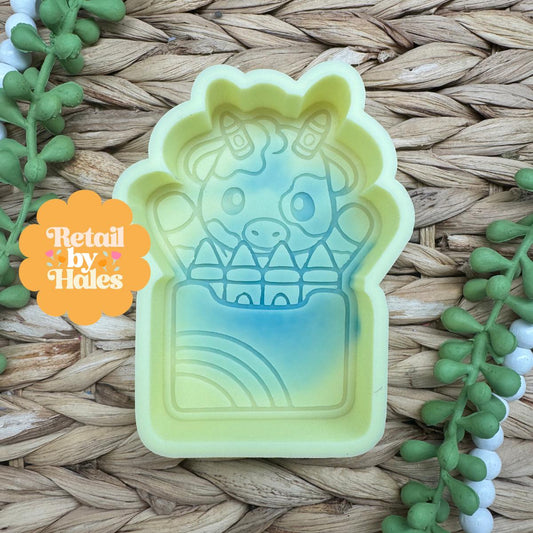 Crayon Cow Freshie Mold, freshie making supplies, western freshie molds, western teacher freshie ideas, school freshie molds, cow soap mold
