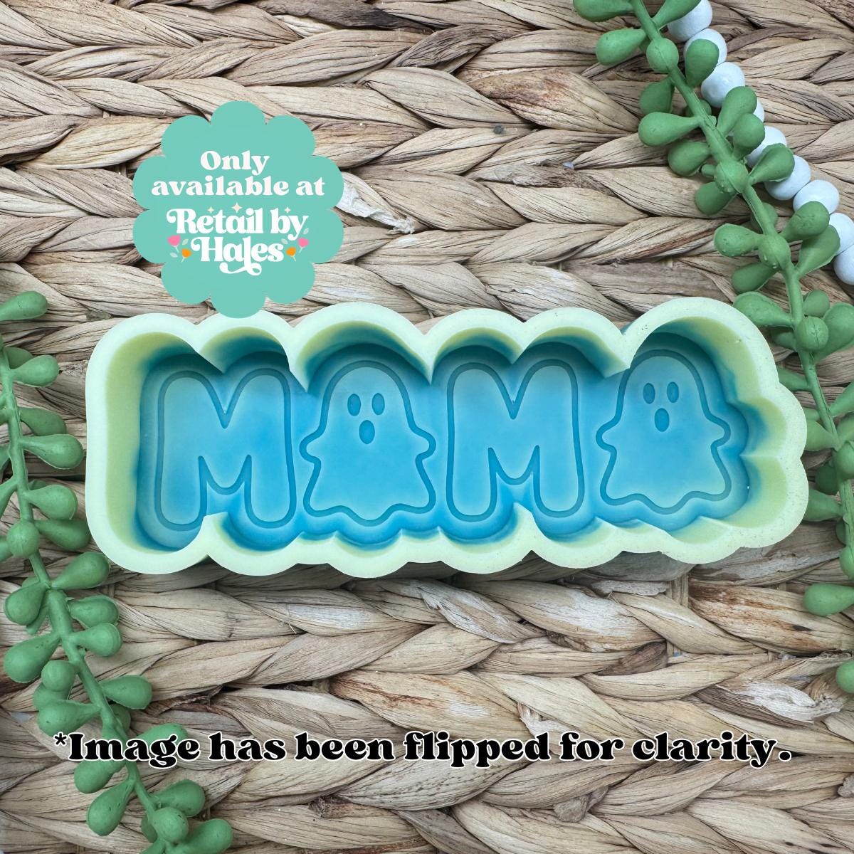 Mama Ghost Freshie Mold, Halloween Freshie Mold, Fall Freshie Mold, Spooky Silicone Mold, Autumn Freshie Mold, Mom Freshie Mold