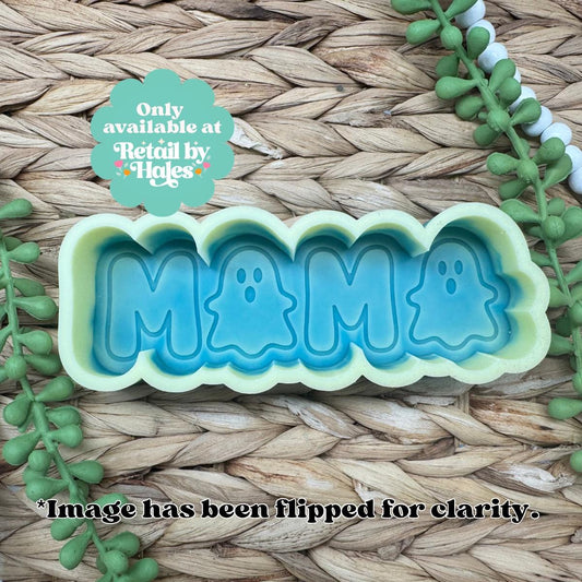 Mama Ghost Freshie Mold, Halloween Freshie Mold, Fall Freshie Mold, Spooky Silicone Mold, Autumn Freshie Mold, Mom Freshie Mold