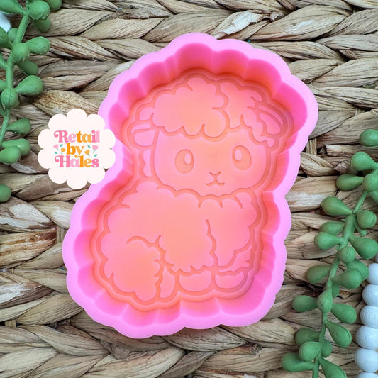 Sheep Freshie Mold, western freshie ideas, farm silicone mold, farm animal soap mold, cute freshie mold, simple freshie molds, lamb wax mold