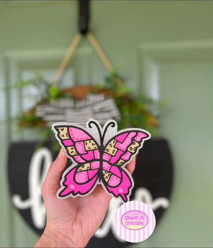 Patchwork Butterfly Freshie Mold, bestselling freshie molds, smile flower silicone mold, summer freshie molds, vintage freshie mold