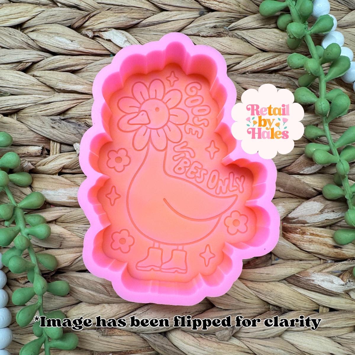 Goose Vibes Only Freshie Mold, Funny Freshie Molds, Silly Goose Freshie Mold, Funny Freshie Mold, Trendy Freshie Mold, Summer Freshie Mold