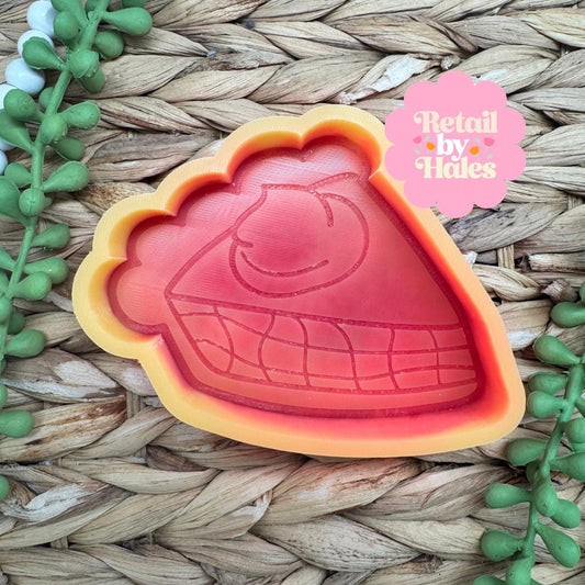 Pie Slice Mold, Freshie Mold, Fall Freshie Mold, Silicone Mold, cozy freshie molds, cute fall mold, Autumn molds, Pumpkin Pie Mold