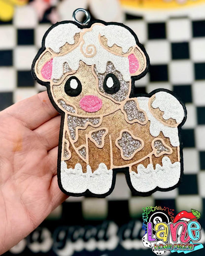 Cinnamon Roll Cow Freshie Mold, Cute Cow Silicone Car Freshie Mold, Handmade Freshie Mold, Wax Melt, Soap, Concrete & Plaster Mold