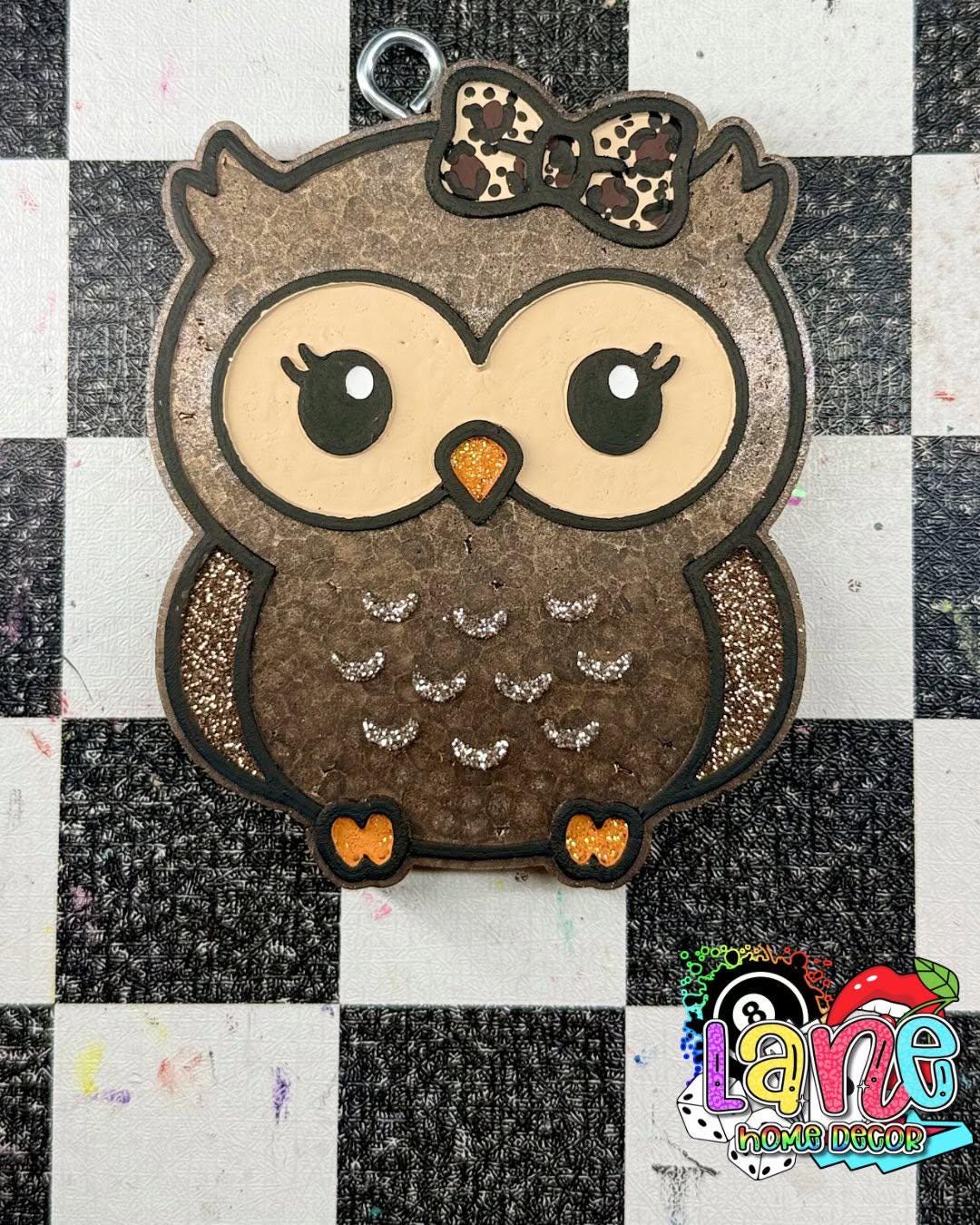 Owl Freshie Mold, Animal Freshie Mold for animal lovers, Owl bath bomb mold, for wax melts, Owl soap mold, Owl with bow freshie mold