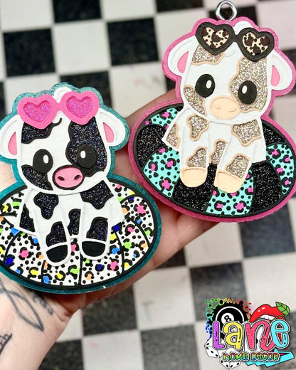 Floaty Cow Freshie Mold, western freshie molds, pool cow freshie, summer cow freshie mold, floatie freshie molds, swimming cow freshie mold