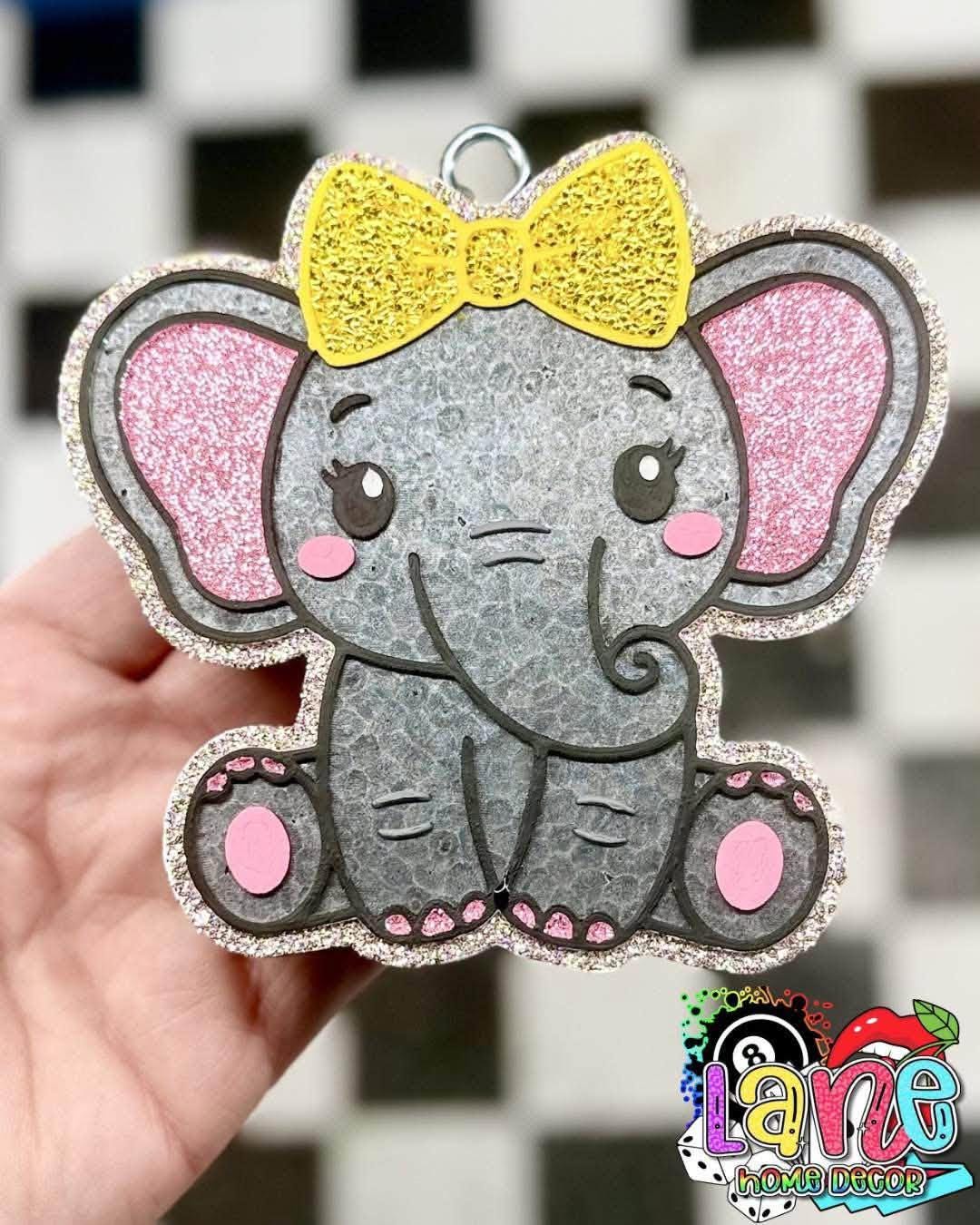 Elephant Freshie Mold, Animal Freshie Mold for animal lovers, elephant bath bomb mold, for wax melts, elephant soap mold, freshie supplies