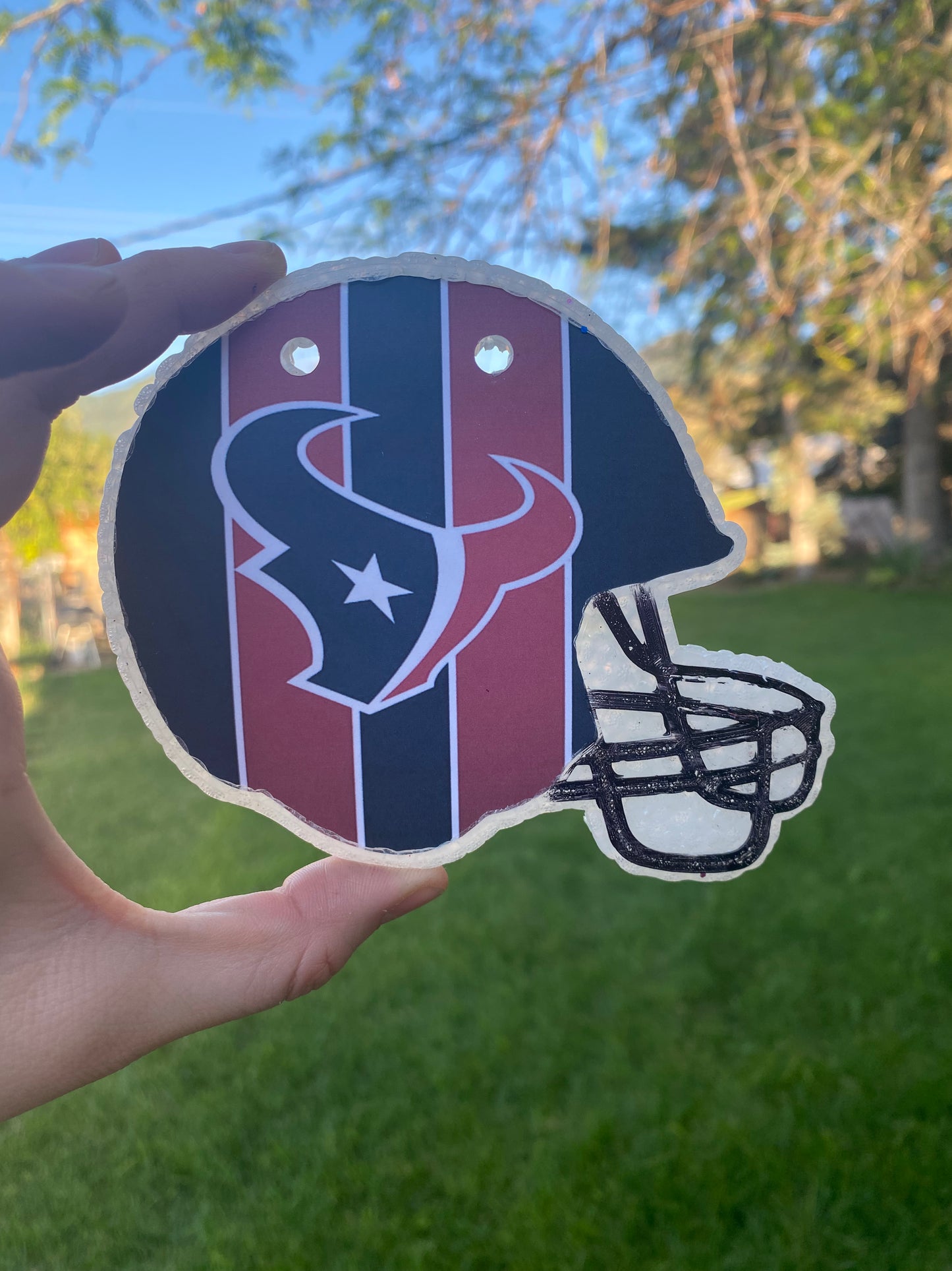 Texan Football Helmet Freshie