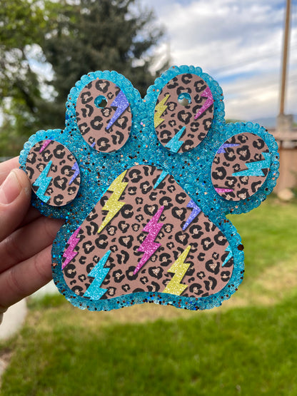 Paw Print Random Design Freshie