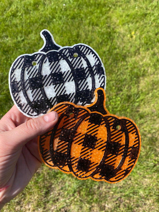 Plaid Pumpkin Freshie