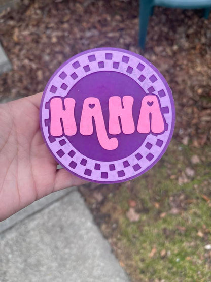 Nana Round Insert for Circle Freshie Mold