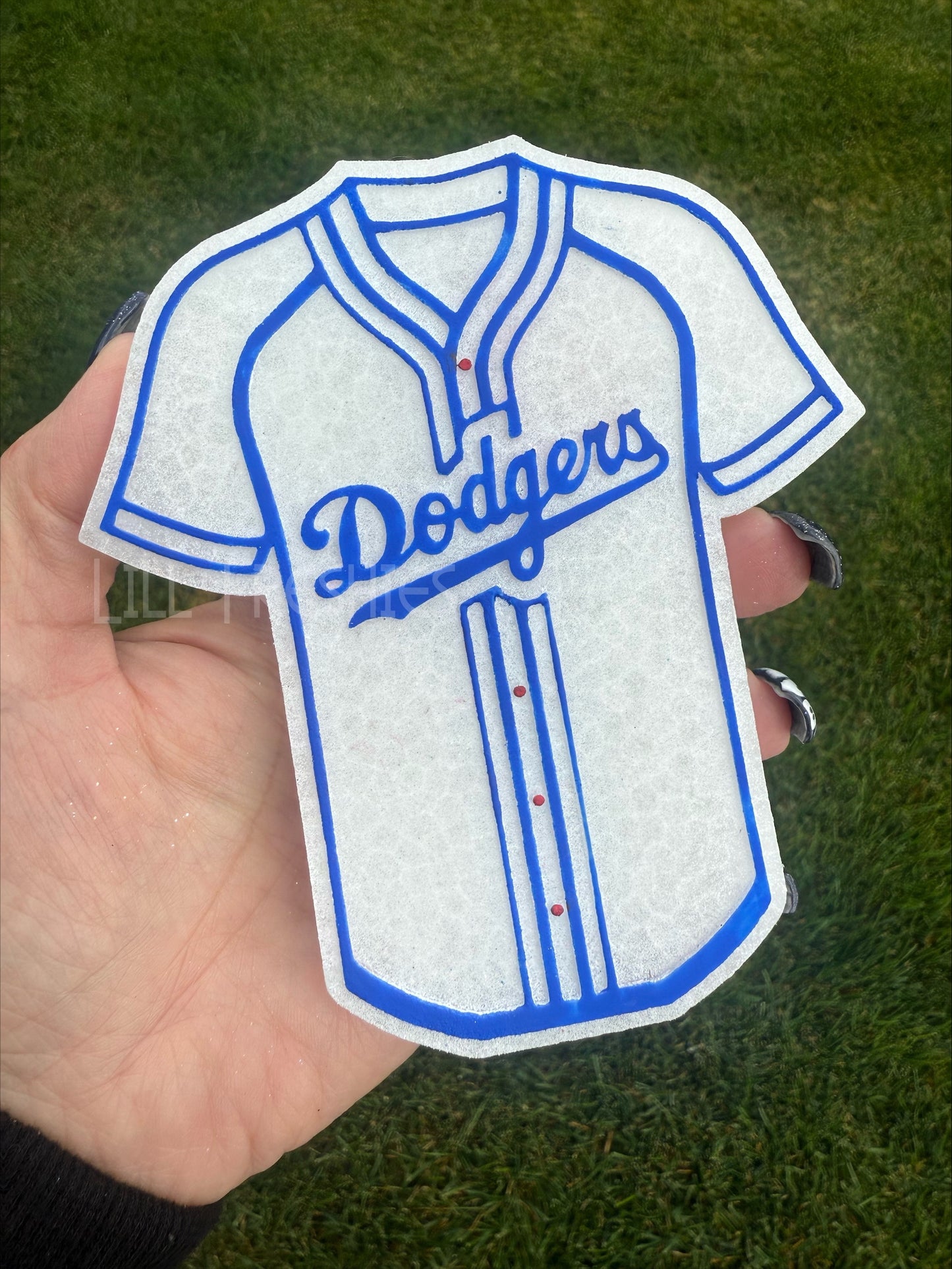 LA Dodgers Baseball Jersey Insert Freshie Mold