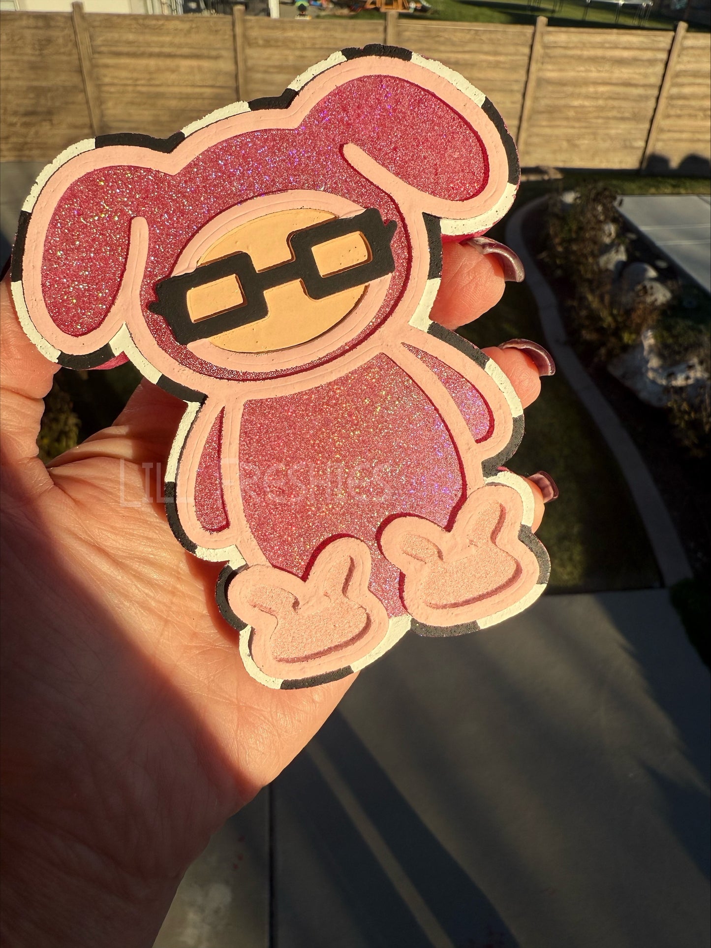 Alfie Christmas Story Pink Pajamas Freshie Mold