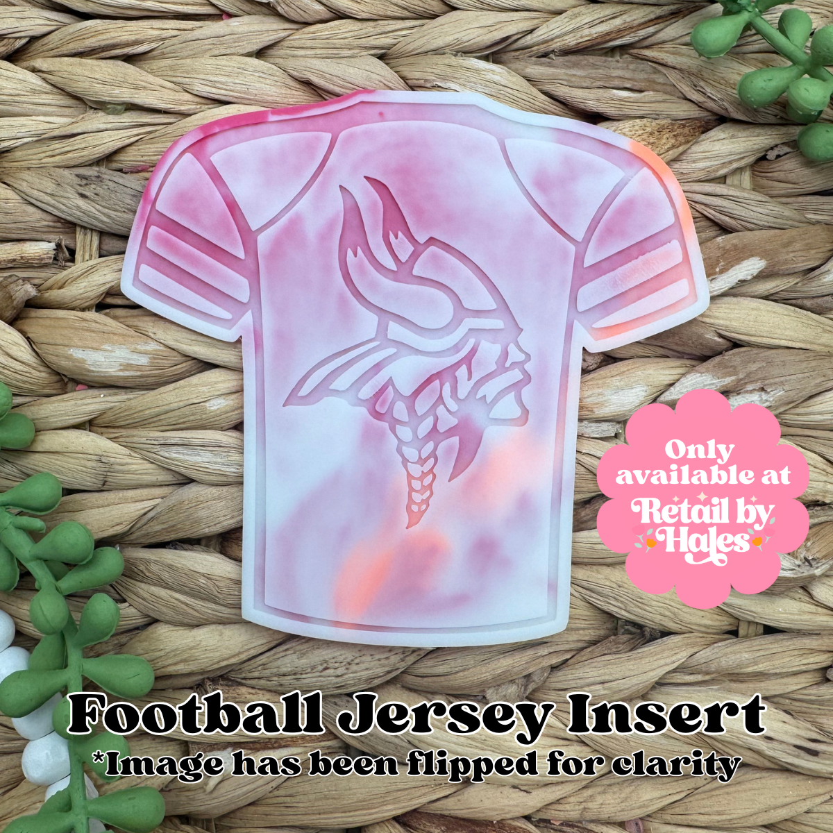 Vikings Football Jersey Insert Freshie Mold