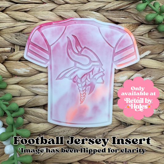 Vikings Football Jersey Insert Freshie Mold