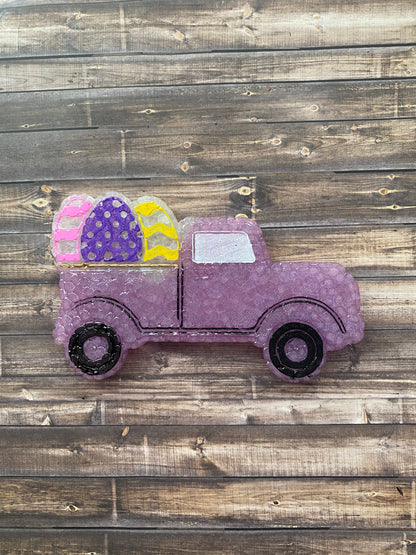 Truck with Eggs Easter Freshie