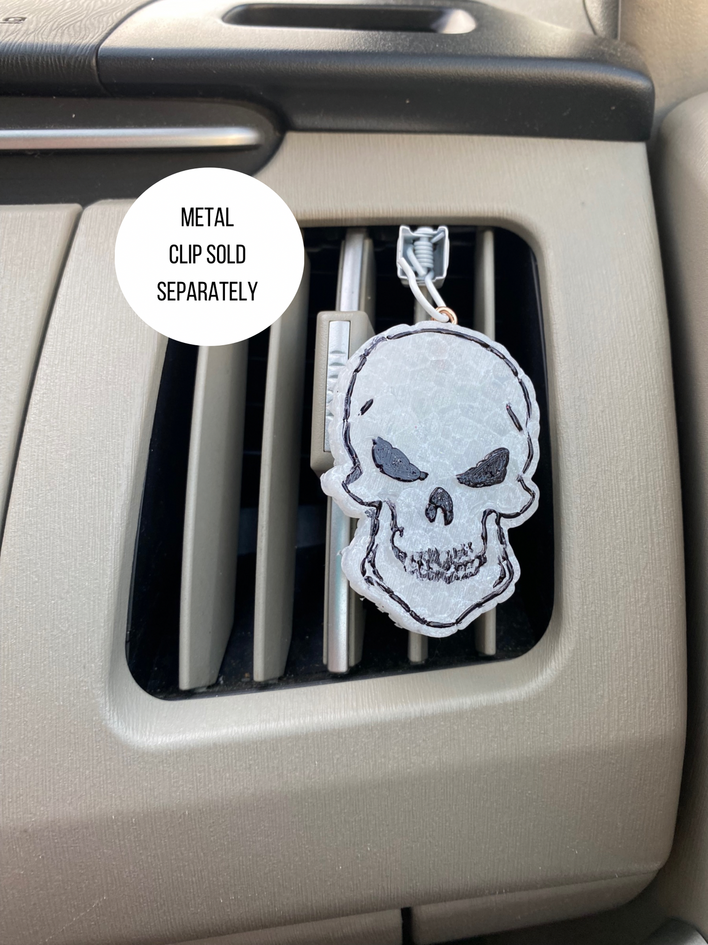 Skull Vent Clip Freshie