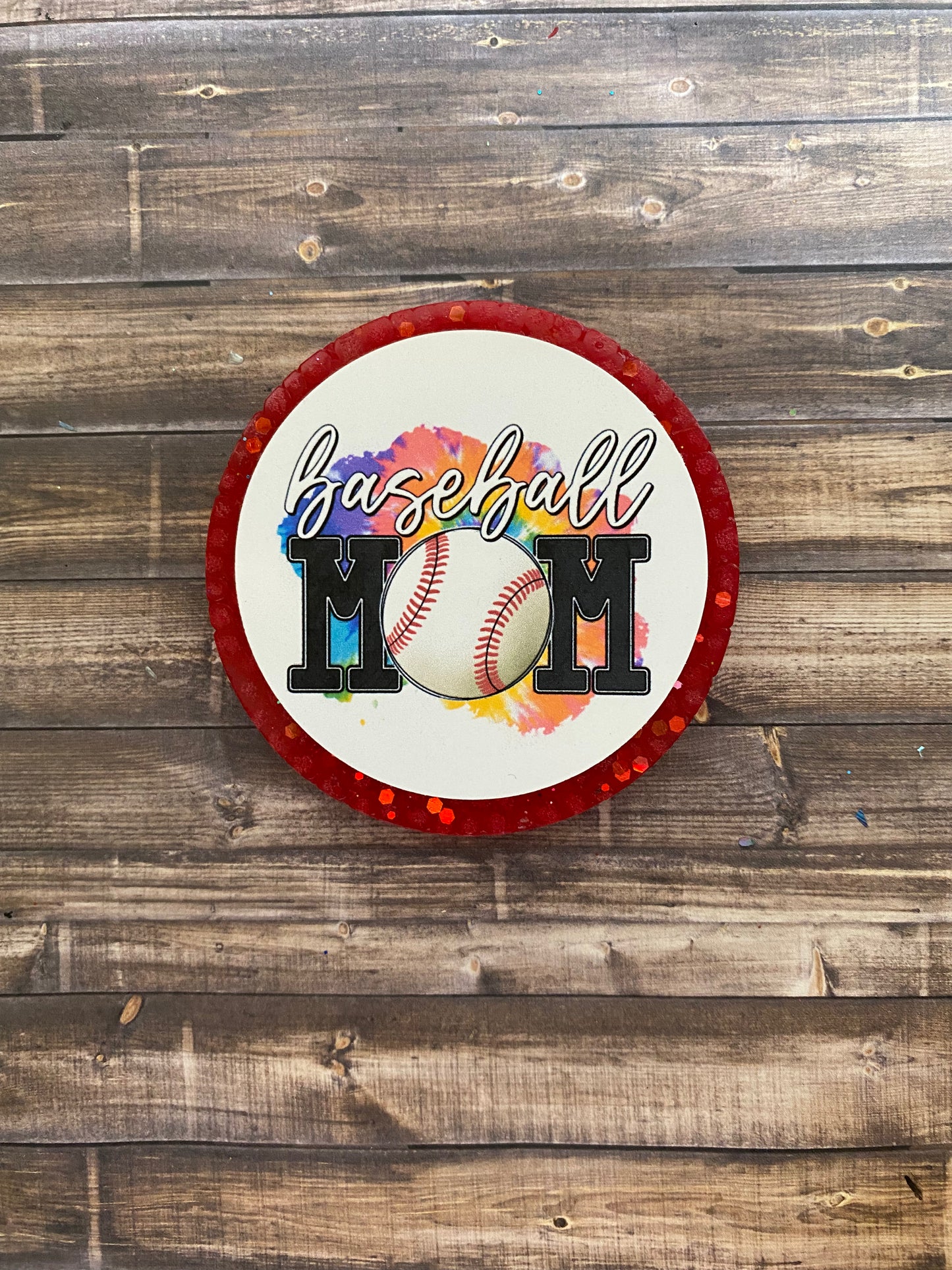 Baseball Mom Tie Dye Freshie