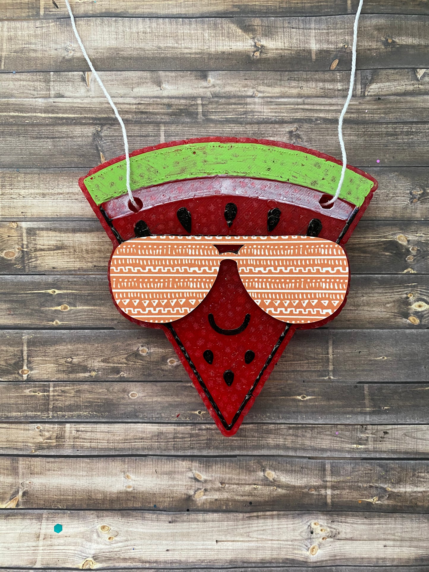 Watermelon Pattern Glasses Freshie