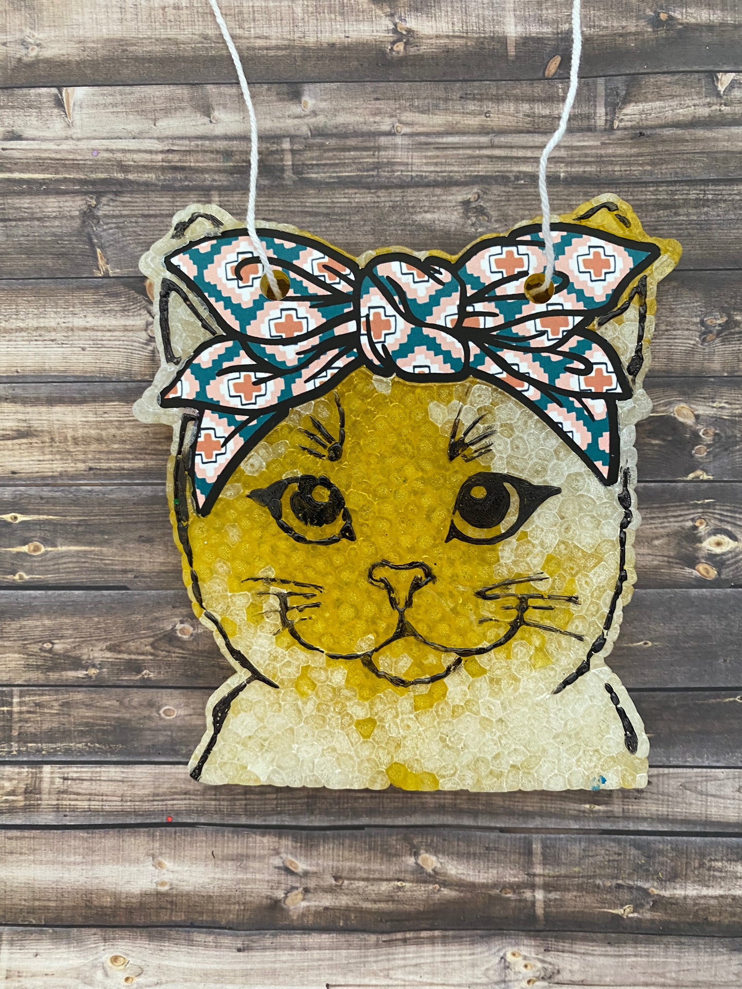 Cat with Bow Freshie