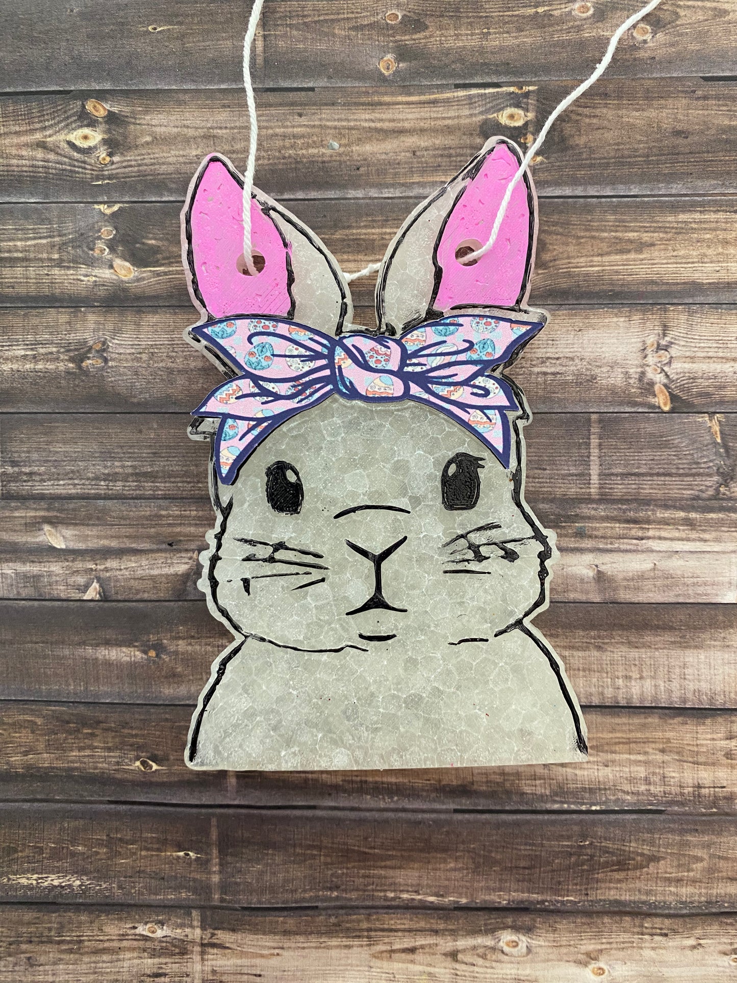 Bunny Rabbit with Easter Bow Freshie